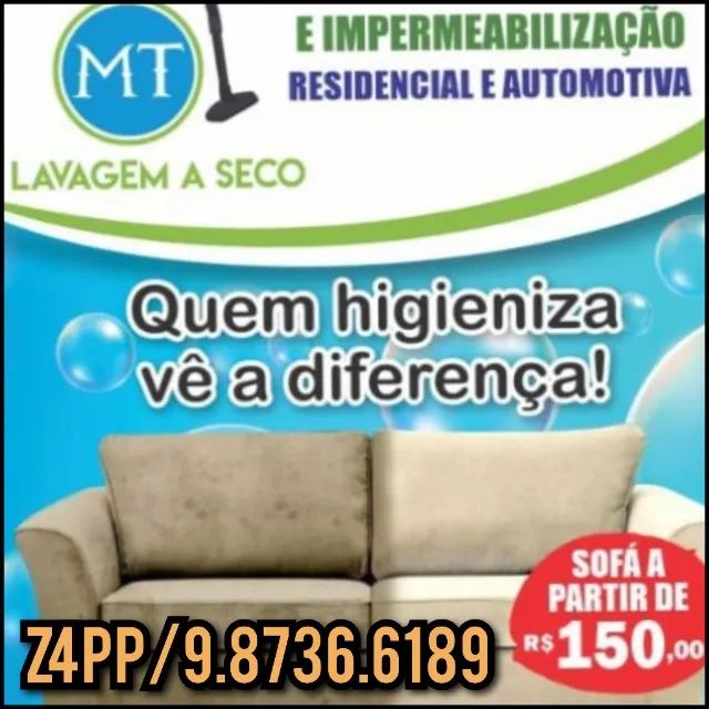 Lavagem de sofá a seco 