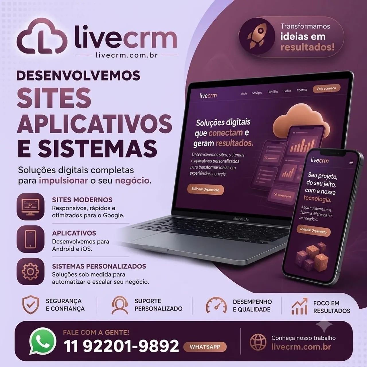 Desenvolvedor de sistemas web e app
