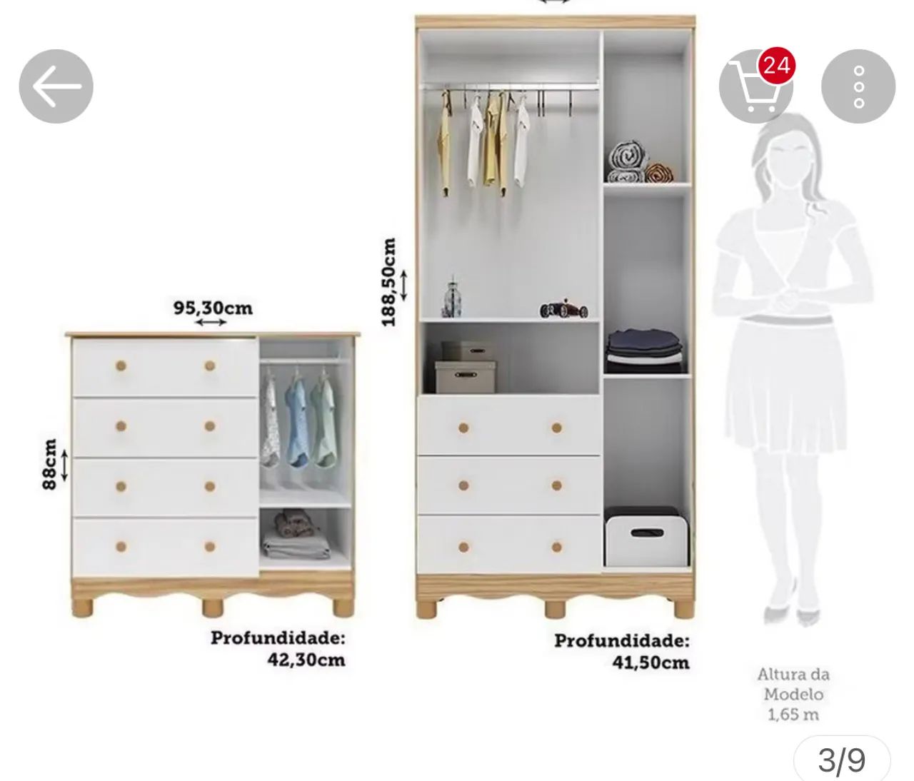 Guarda roupa mais cômoda  - Foto 4