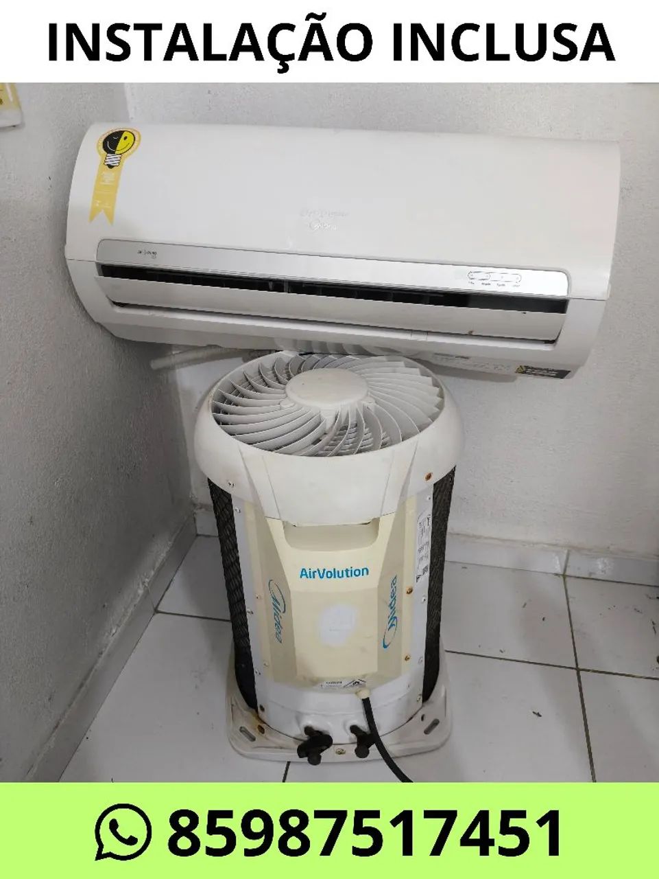 Ar-condicionado 9000Btus Springer Midea