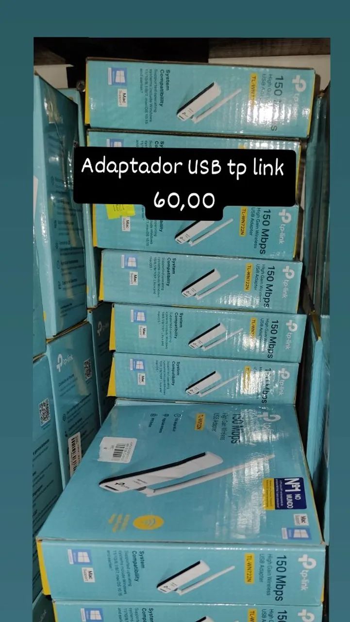 Adaptador USB tp link TL-WN722N