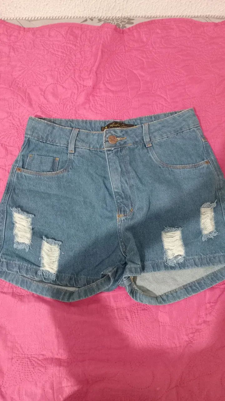Short jeans tam 44 e Calça jeans tam 44/34