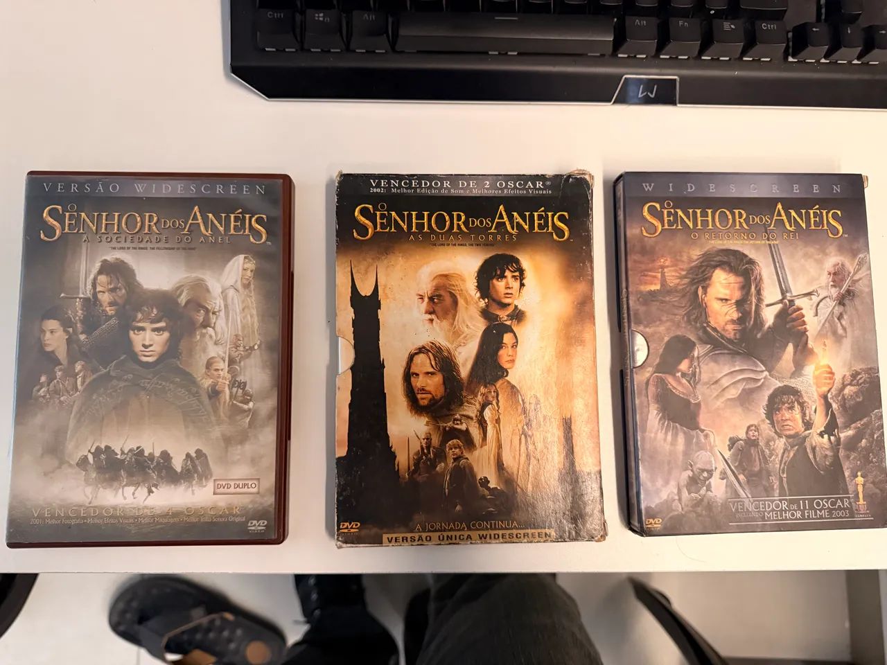 Coleção filme senhor dos anéis