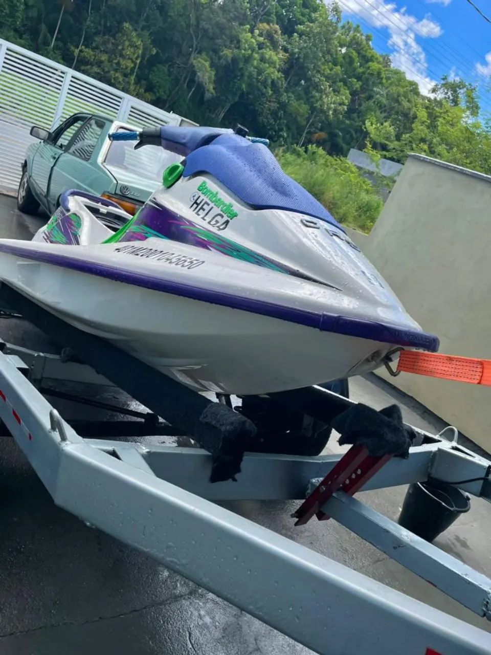 Jet ski seadoo 580 2 tempos  troco por moto  - Foto 2