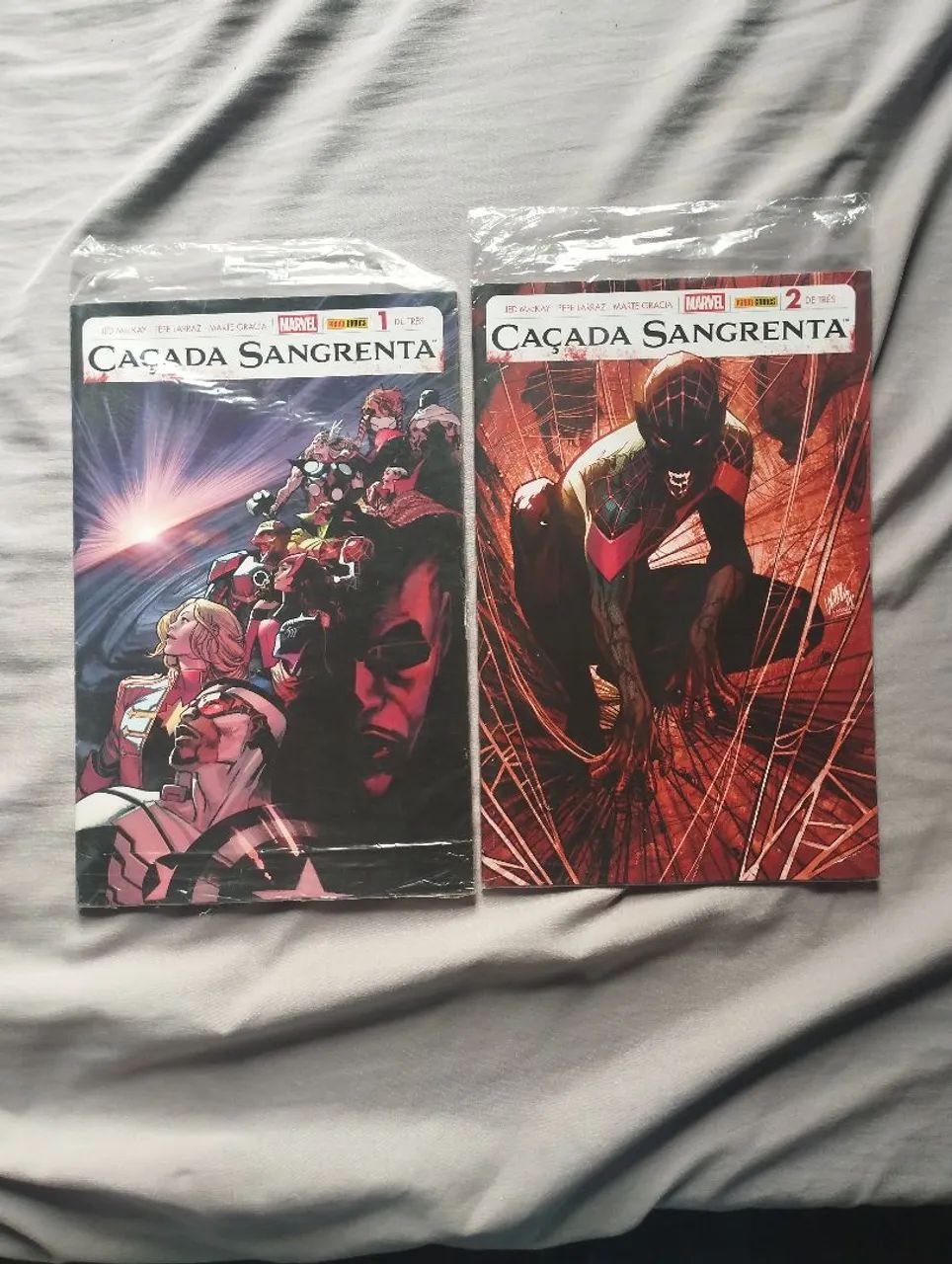 Hq Marvel Caçada sangrenta parte 1 e 2