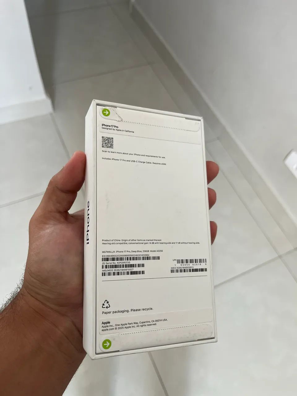 IPHONE 17 PRO 256GB AZUL - LACRADO - Foto 4