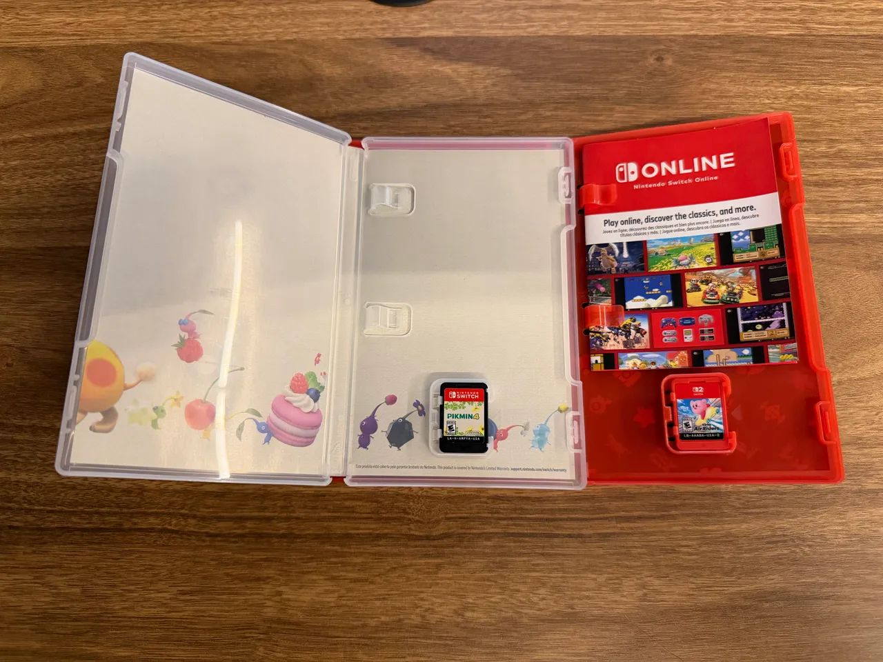 Jogos de Switch 2 e 1 Pikmin e Kirby  - Foto 2
