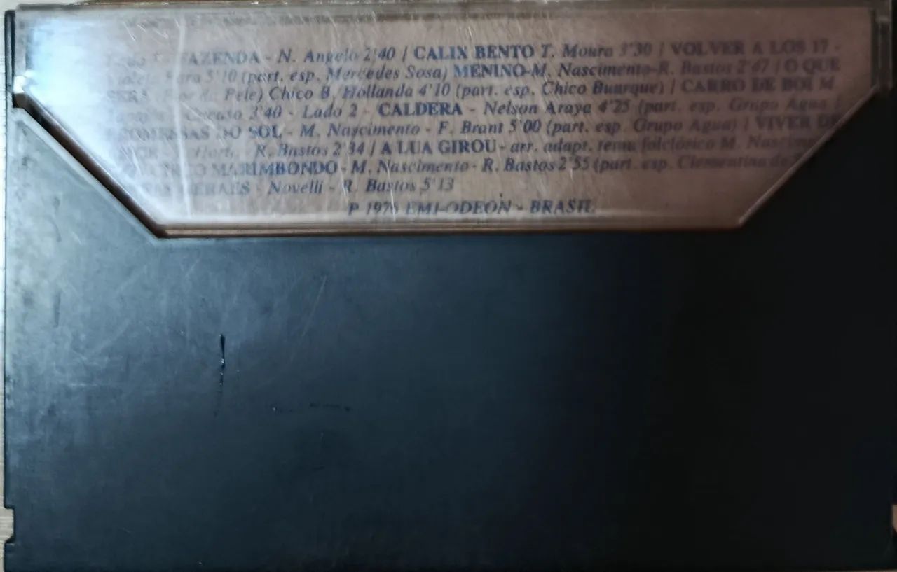 Fita Cassete Milton Nascimento Geraes  - Foto 3