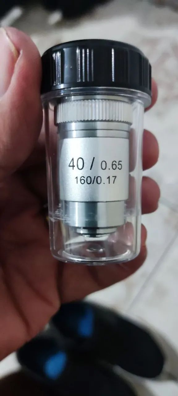 Objetiva 40x microscópio Nova 