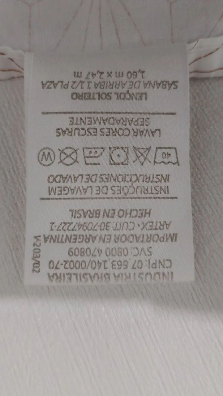 Lençol de solteiro seminovo - Foto 4