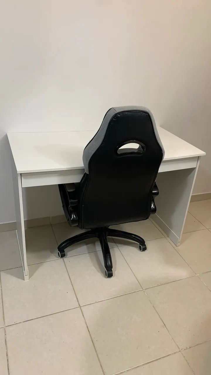 MESA DE ESTUDO MDF + CADEIRA