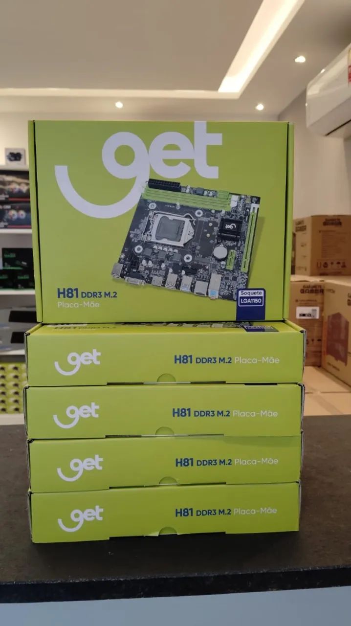 Placa Mãe 1150, H81/M, com Garantia de 6 Meses, Nova.