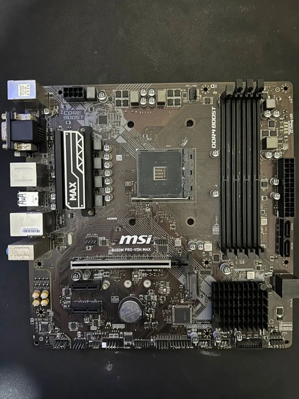Placa mãe B450M PRO max - para conserto - Foto 2