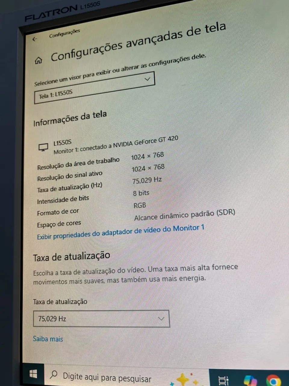 Monitor LG 15 Polegadas 75Hz - Foto 4
