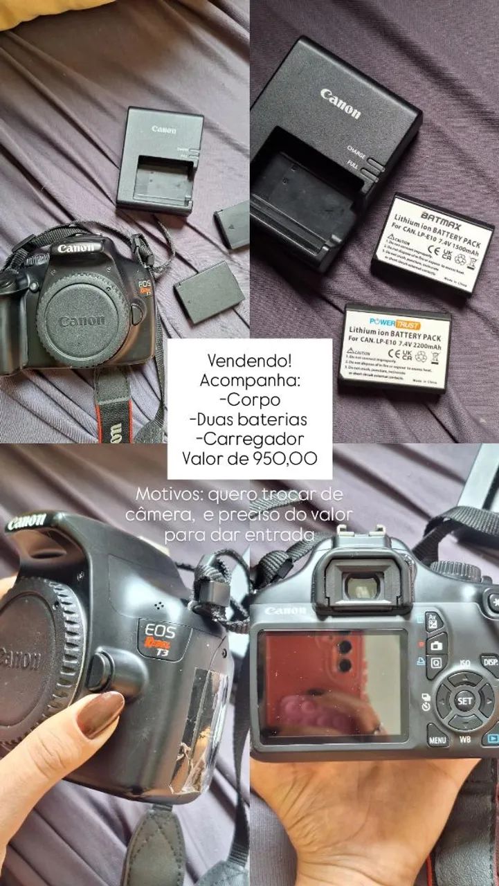 Camera canon t3