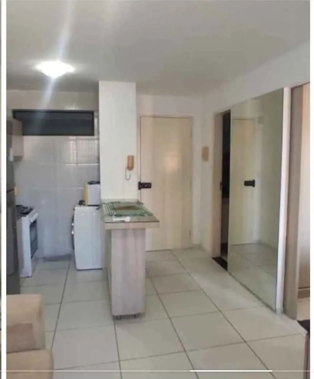 Apartamento 1/4 mobiliado ponta negra  - Foto 2