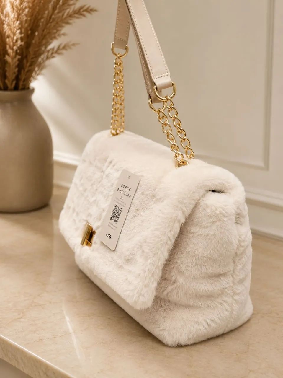Bolsa de ombro branca Jorge Bischoff - Foto 2