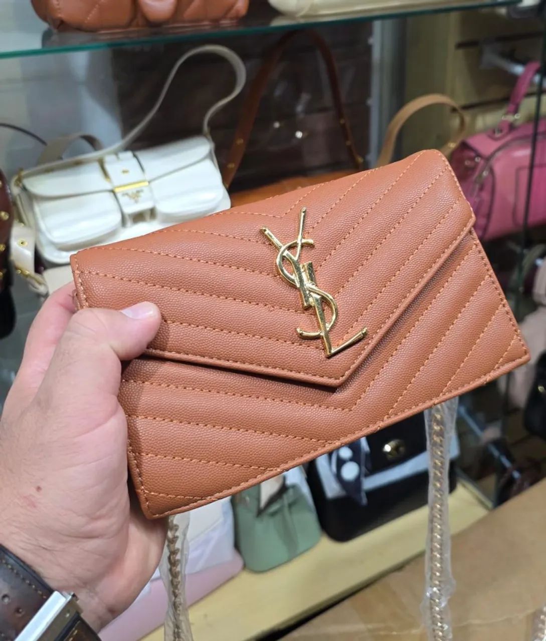 Bolsa Feminina Estilo YSL Pequena Premium - Elegante, Sofisticada e Versátil - Foto 2