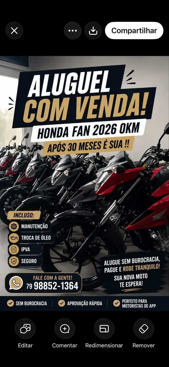 Alugel de moto 