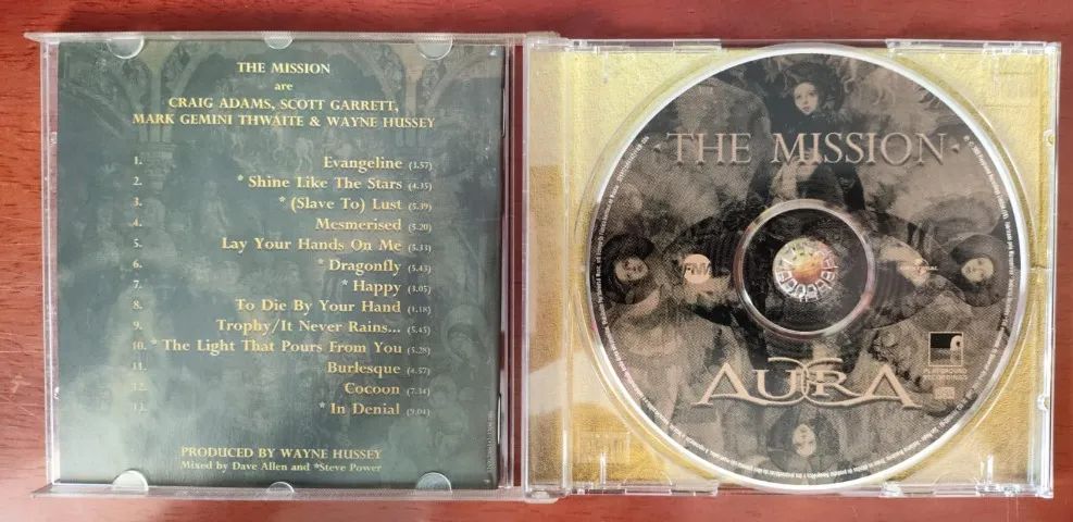 CD -The Mission - Aura - 2001 - Foto 2