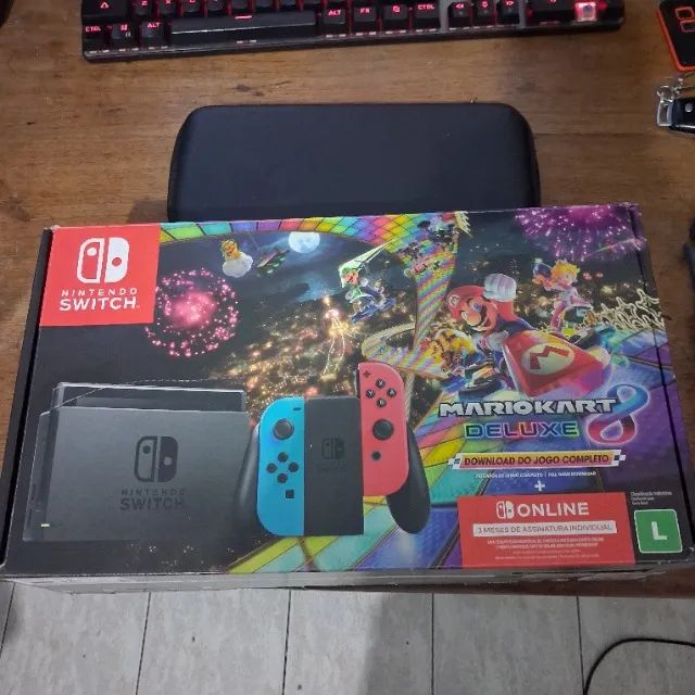 Nintendo Switch V2 completo + 1 jogo - Foto 4