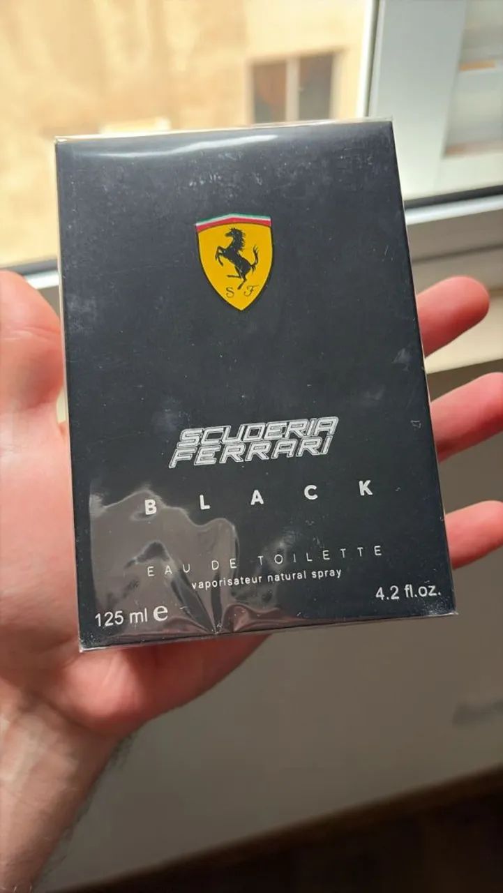 Ferrari Black Scuderia perfume importado 