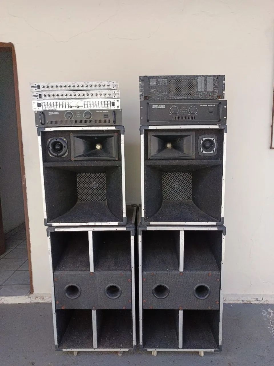 Caixas de som PA profissional completo ( aceito proposta)  - Foto 3