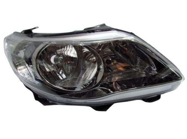 Farol Mascara Negra Foco Duplo Gol Saveiro Voyag G5 Esquerdo - Foto 2