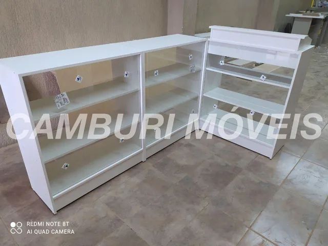 BALCÃO CAIXA VITRINE BALCÃO EXPOSITOR - NOVO - ENTREGA RÁPIDA  - Foto 2