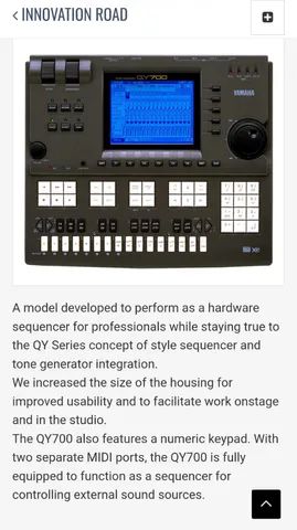 Sequencer Yamaha QY700 - Instrumentos musicais - Piedade, Rio de