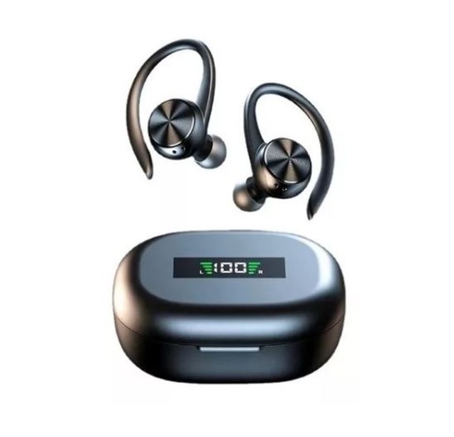 Emfalta!!Fone De Ouvido Bluetooth Estéreo Esportivo Tws R200 Gancho Resistente a Suor