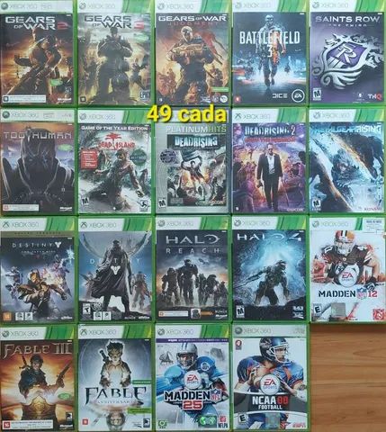 Jogos Xbox 360 em bom e ótimo estado, 25 cada - Jogos de Vídeo Game -  Planalto Paulista, São Paulo 1262443384