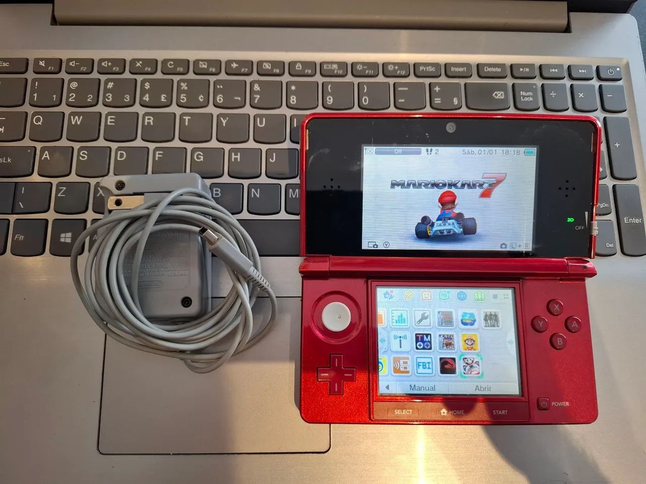 Nintendo 3DS store in Flame Red