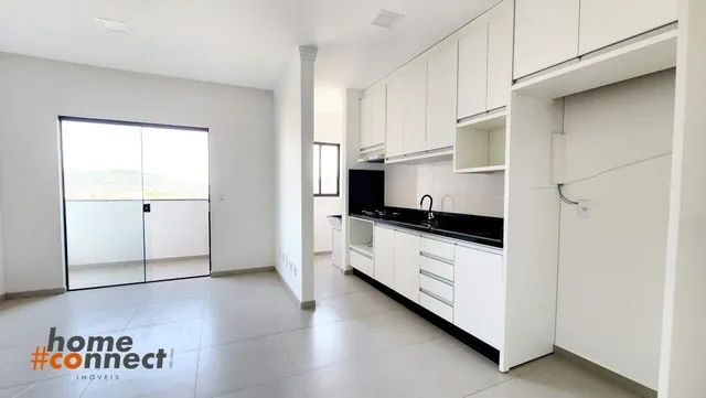 Apartamento novo com 93m², 1 suíte + 2 quartos no bairro Iririú para locação por R$ 2.100, - Foto 2