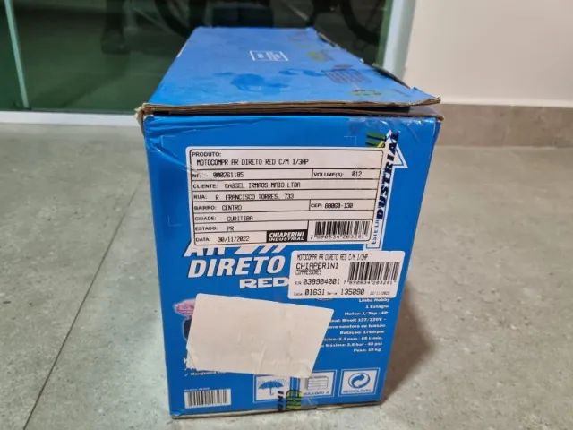 Compressor De Ar Mini Elétrico Portátil Chiaperini Ar Direto - seminovo (não foi usado)