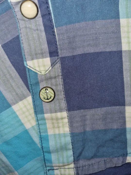 Camisa xadrez para bebê, tam. M  - Foto 3