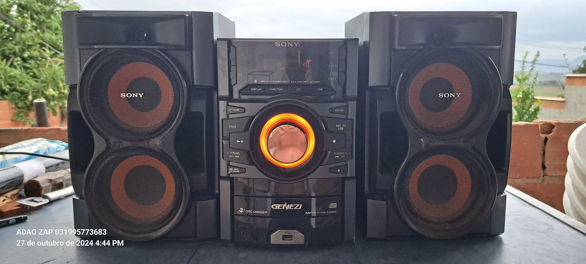 Sony mhc ex8br