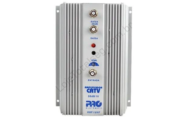 Amplificador Antena Coletiva 50db 1 Ghz Pqap7500g3 Geração 3 Proeletronic Catv Vhf Uhf T - Foto 3