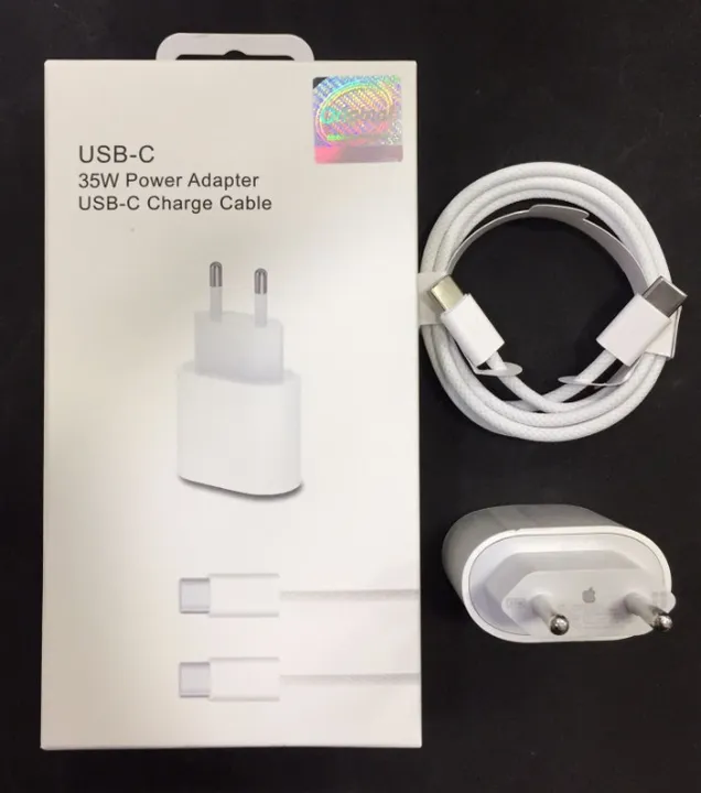 Carregador Turbo 35W para iPhone 15 - Carregamento Super Rápido e Completo