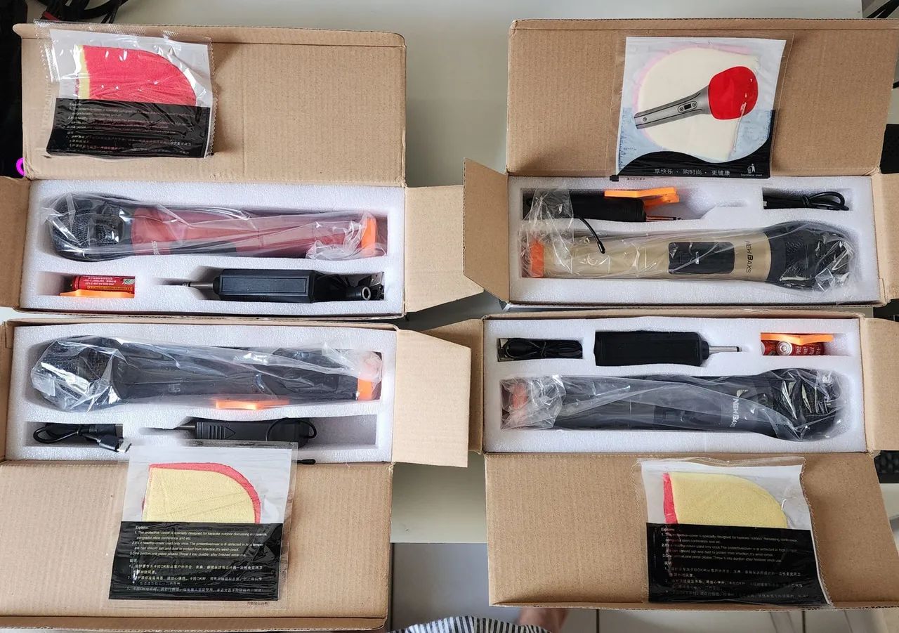 Microfone Sem Fio UHF,  diversas cores. 80 cada.