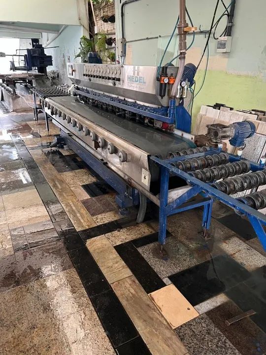 Poliborda de mármores e granitos Hedel 13 cabeças - Foto 2