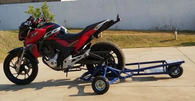 Maquina do Grau suporte empinar moto 12 X sem juros - Foto 2