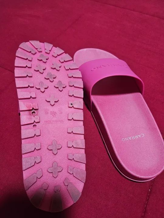 Chinelo carrano rosa 37 - Foto 2