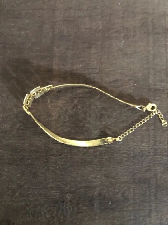 Pulseira de corrente fina em ouro 18k - Foto 5