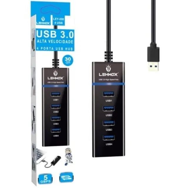 Hub USB 3.0 4portas - Foto 5
