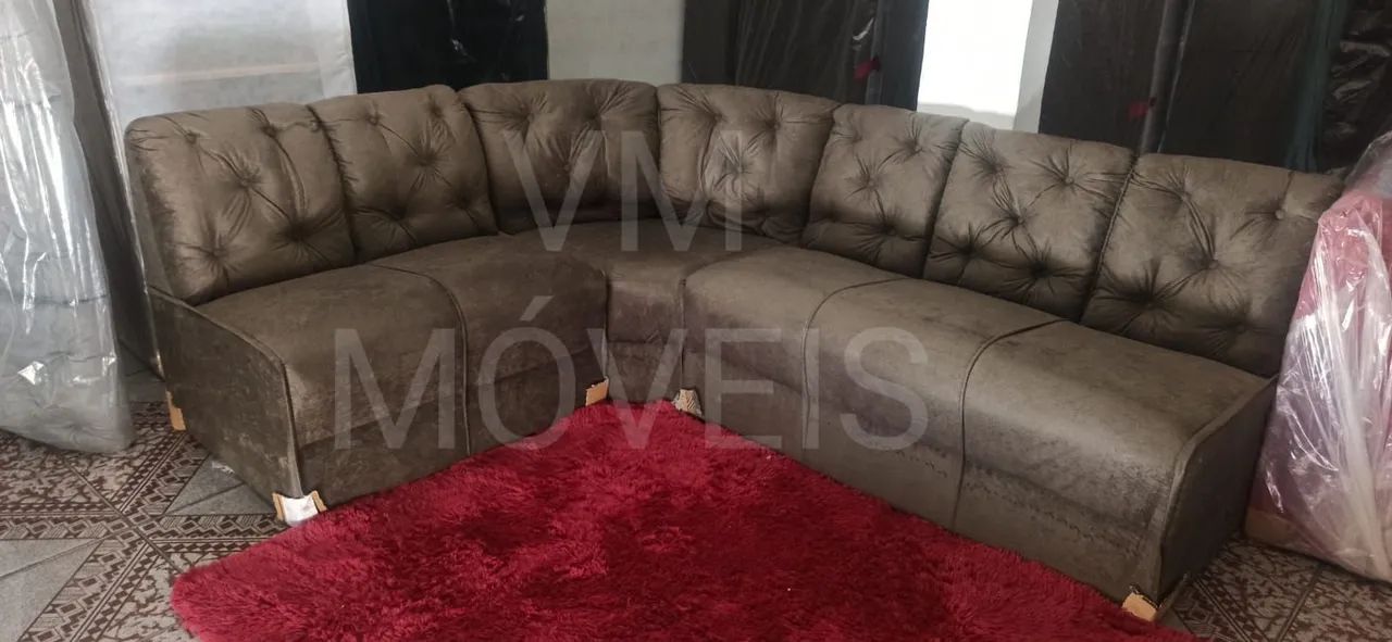 SOFA DE CANTO FRETE GRÁTIS 630,00 64861552894594120