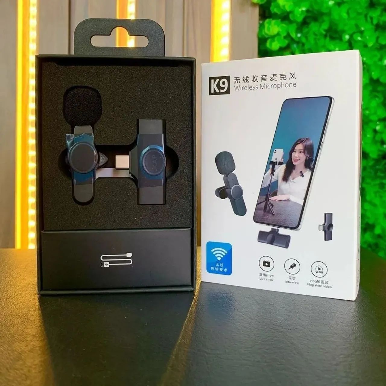 Microfone de Lapela  sem fio Tipo C/IOS - Foto 3