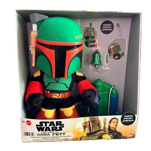 Boneco Pelúcia Disney Star Wars The Book Of Boba Fett Mattel