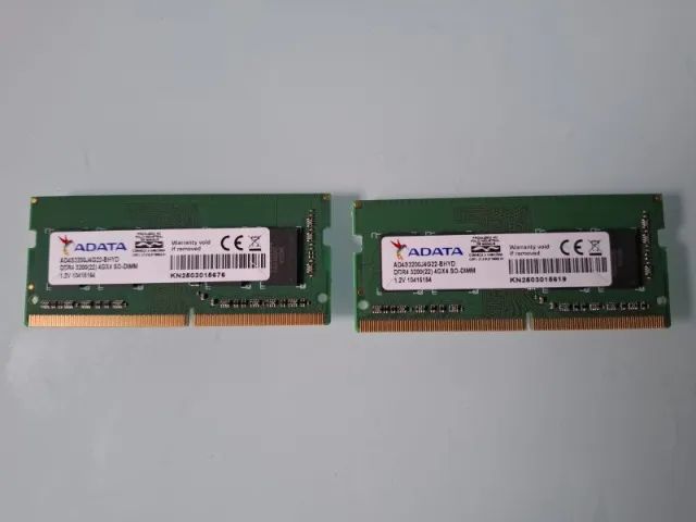 Memória ADATA 4GB DDR4 3200MHz Notebook AD4S3200J4G22-B SODIMM
