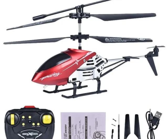 Helicóptero De Controle Remoto HF-8357 Vermelho
